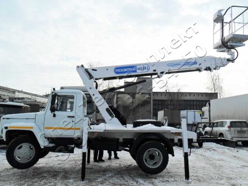 Автовышка на шасси ГАЗ 33086 compact
